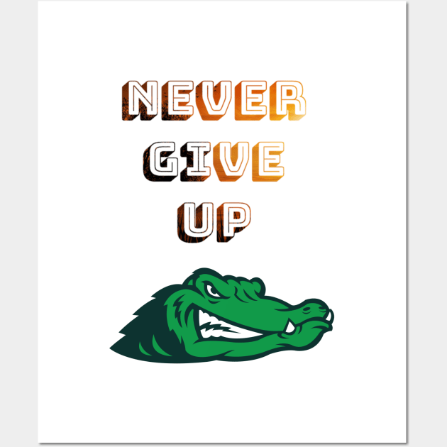 Neve give up Wall Art by khiconit